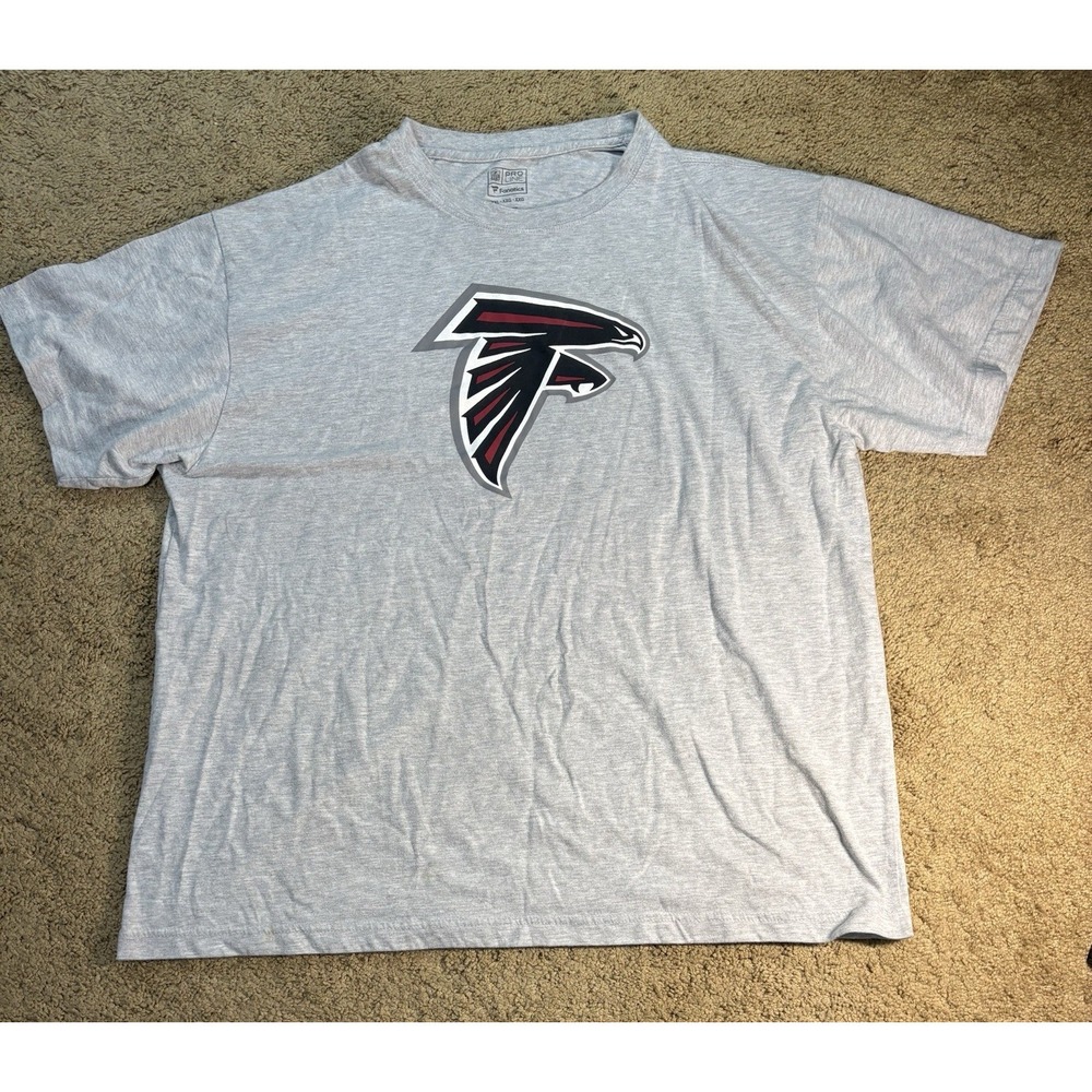 Fanatics Pro Line NFL Atlanta Falcons Shirt Men XXL Heather Gray Casual